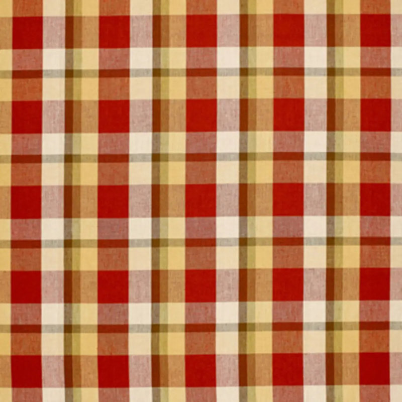 Augusta Linen Plaid Fabric, Orchard