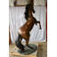 Statue Nifao, taille réelle, sculpture cheval en bronze, L 72 po x l 34 po x H 88 po