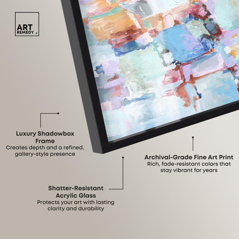 «Stronger with You Modern Decor Shadowbox» par Art Remedy, Noir, H 16 po x l 11 po