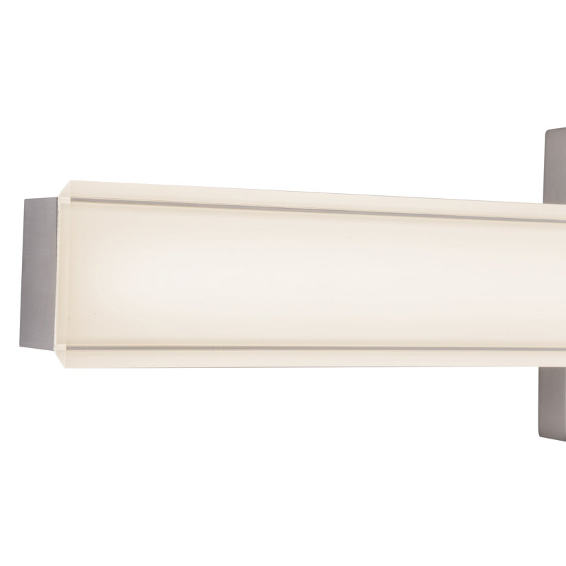 Garland 24-in Black dimmable LED Wall Sconce, Nickel