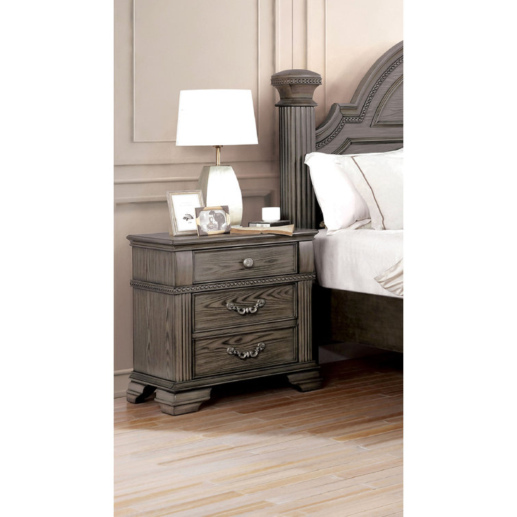 Antisha 28'' W Solid Wood Nightstand