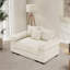Fauteuil surdimensionné en velours côtelé avec repose-pieds -1516888304