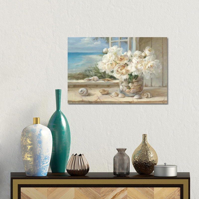 By The Sea - No Frame Print on Canvas, 30.48 cm H x 45.72 cm W, Wrapped Canvas