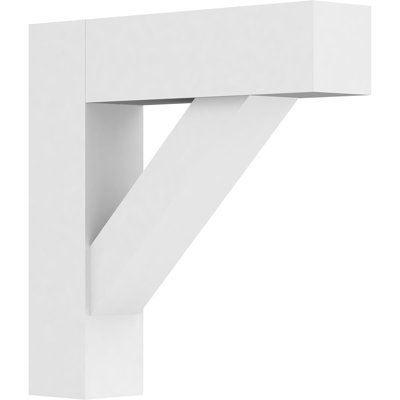 Support en PVC de qualité architecturale standard standard avec extrémités en bloc