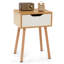 Table de chevet en bois manufacturé Jellisa