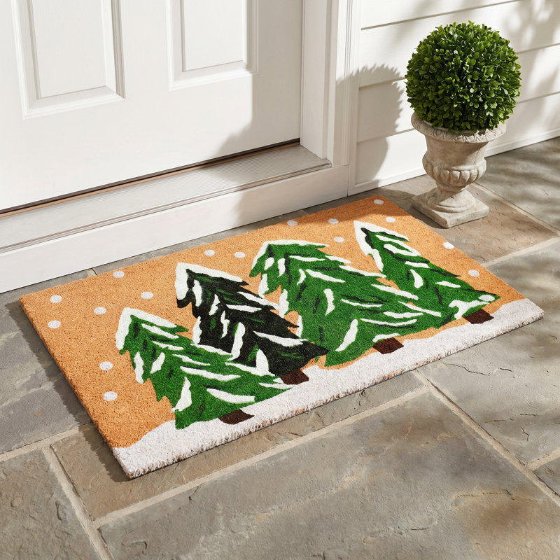 Apex Non-Slip Christmas Doormat, 2' x 3'