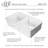 32'' L Farmhouse / Apron Double Bowl Fireclay Kitchen Sink-9079430