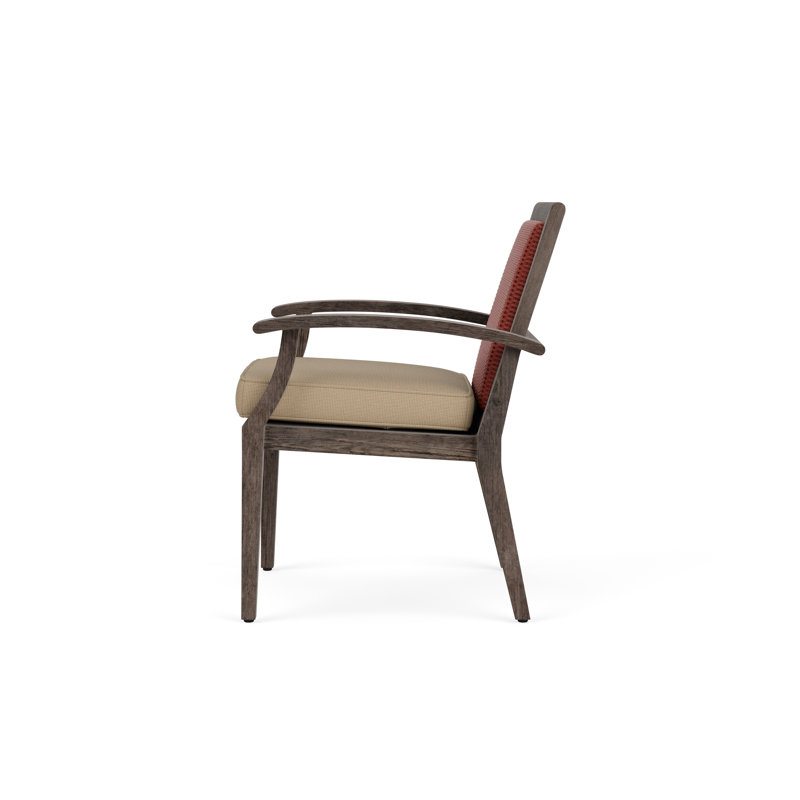 Frontier Outdoor Dining Armchair, Fife Sahara, Charcoal