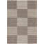 Elantra Wool Plaid Area Rug in Cream And Brown-749709143
