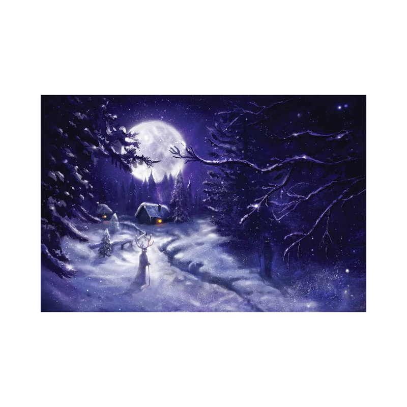 Winter Tales by Anastasia Evgrafova - No Frame Gallery-Wrapped Canvas Giclée on Canvas, 30.48cm H x 45.72cm W