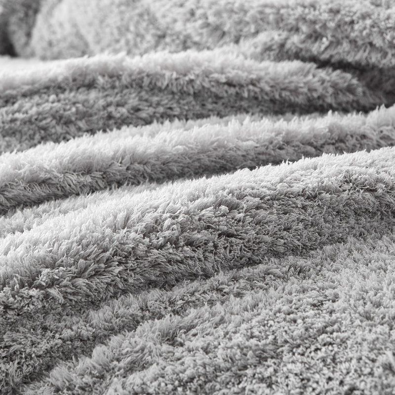 Baffle Box Stitch Comforter Set, King Comforter + 2 Shams