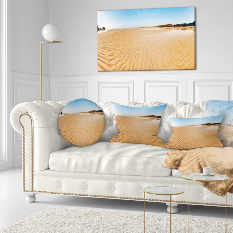 Coussin lombaire de plage tropicale seascape exotique