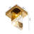 Maplesville 1 - Light Gold Geometric LED Flush Mount