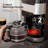 COWSAR 10 Cup Drip Coffee Maker with Built-in Grinder, Grind and Brew Programmable Feature, 220g Bean Hopper, Adjustable Settings, Descaling Alert, Timer, Keep Warm, and LED Touchscreen.
