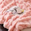 Jeté en fausse fourrure pour canapé - molleton rose moelleux et moelleux, couverture moelleuse moelleuse pour canapé et lit, jeté 50 po x 60 po-116234584-116234582