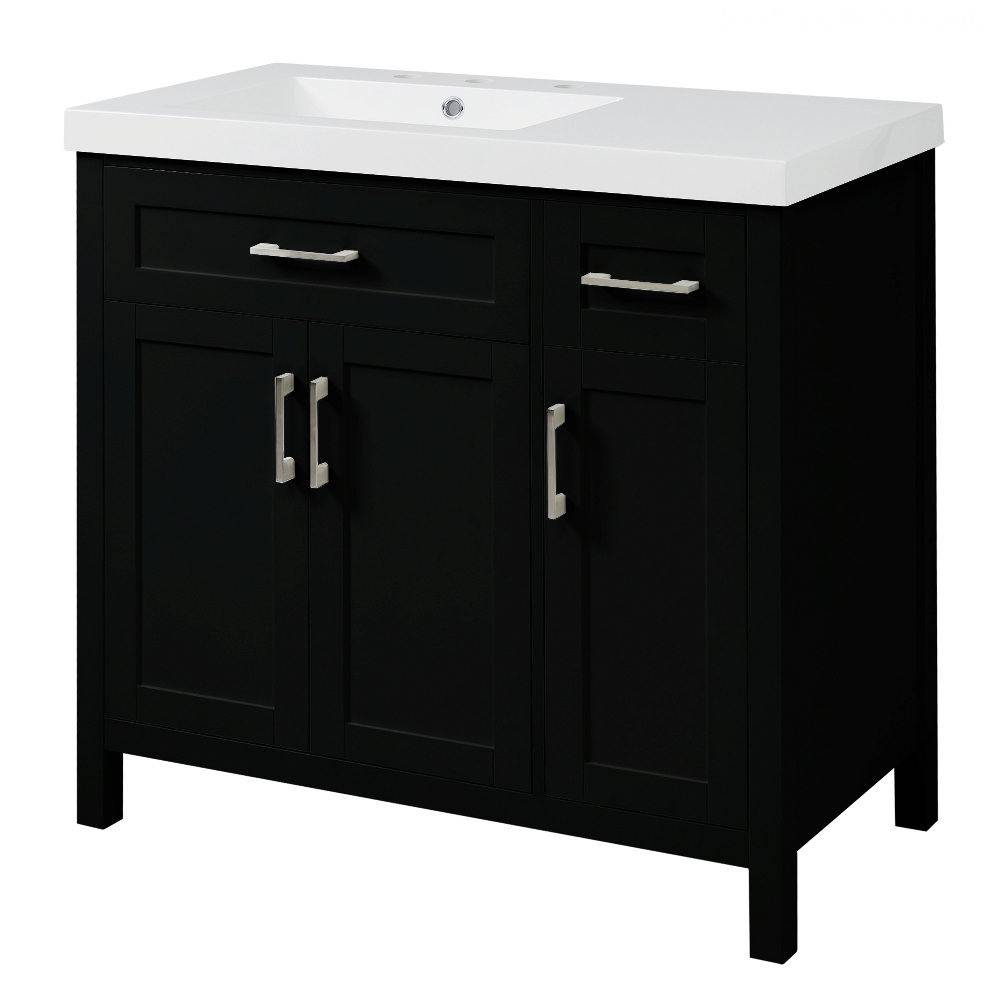 Hokku Designs Modern Style Bathroom Vanity With Resin