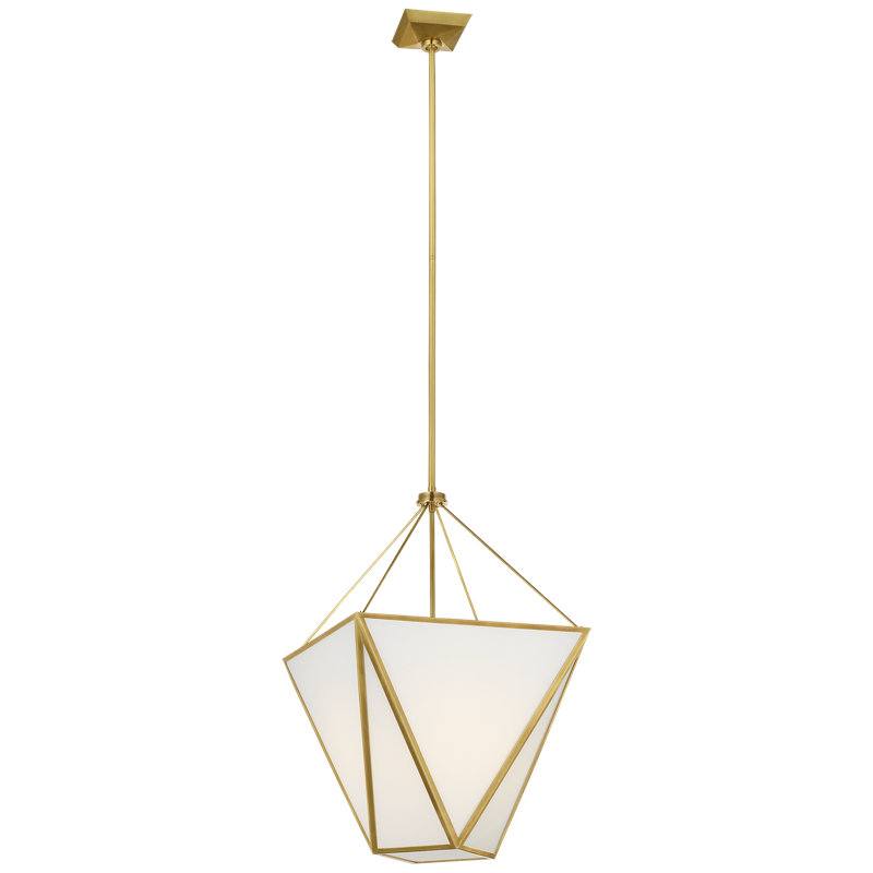 Julie Neill 1 - Light Pendant, Hand-Rubbed Antique Brass