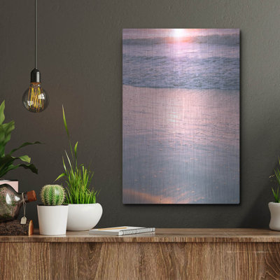  «Kiss The Surf» par Life BeautifuLEE, art mural en métal, 12 po x 16 po