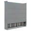 Grand lit escamotable mural avec armoires supérieures et porte-bouteilles - Lit pliant peu encombrant pour chambres d'amis, gris-252275432