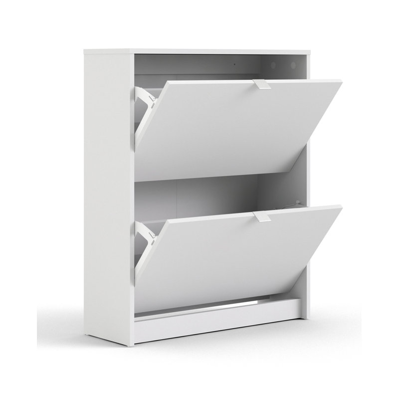 Domini 12 Pair Shoe Storage Cabinet, White