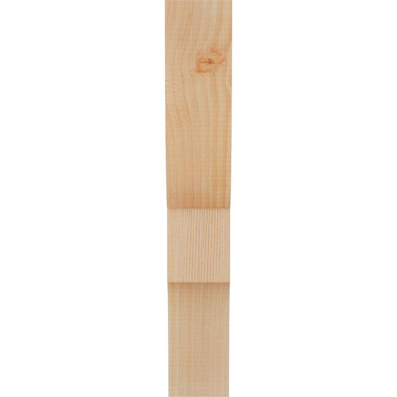Corbeau Ridgewood, H 22 po x l 3,5 po x P 10 po, Sapin de Douglas, Lisse