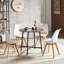 Alecsandru Round Metal Base Dining Table