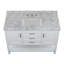 Meuble-lavabo simple 49 po avec plateau en marbre Mayadia-1447939116