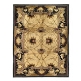 Xhavier Hand Woven Cotton and Wool Oriental Area Rug
