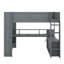 Lit mezzanine avec bureau Gaming-1812817782