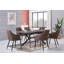 Set Of 6 Lehmann Upholstered Dining Chair | Armchair | Metal Legs-943166159