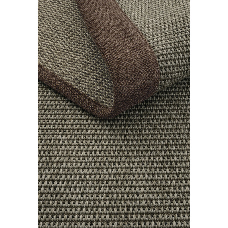 Linen Naples Border Sisal Carpet for Living Room, Tapis de couloir 2 pi 8 po x 6 pi 7 po