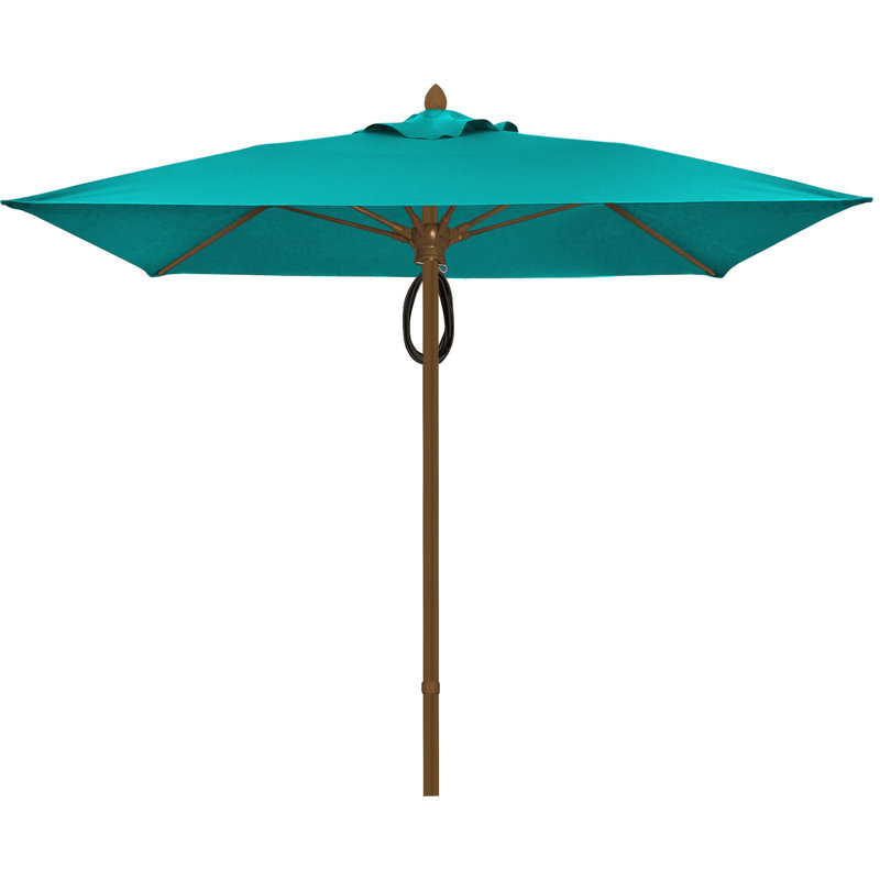 Parasol de marché carré 6 pi Prestige, Bronze champagne, Aruba