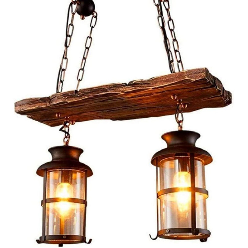 Luminaire suspendu 2 lumières Kolton
