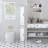 67 Inch Tall Freestanding Storage Cabinet with Adjustable Shelves
