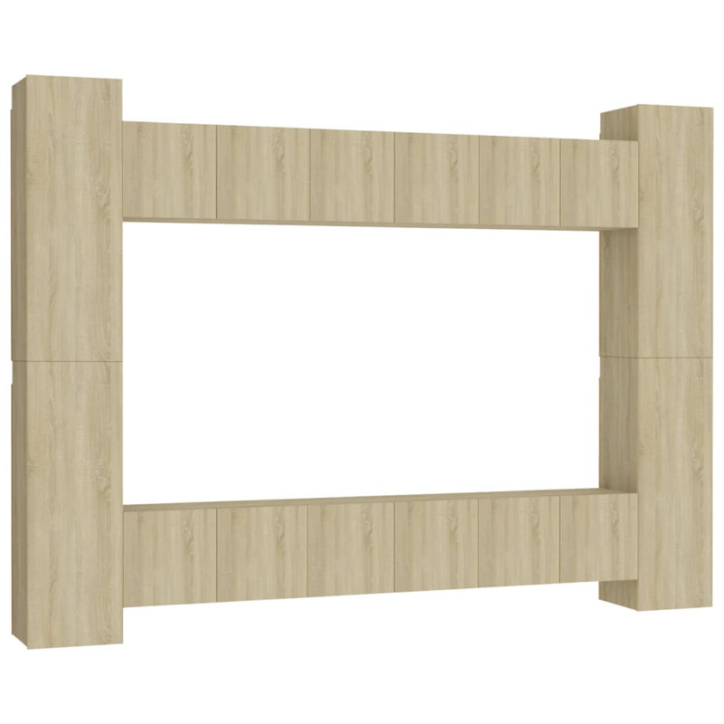 Benica Unfinished Entertainment Centre for TVs up to 32", Sonoma Oak