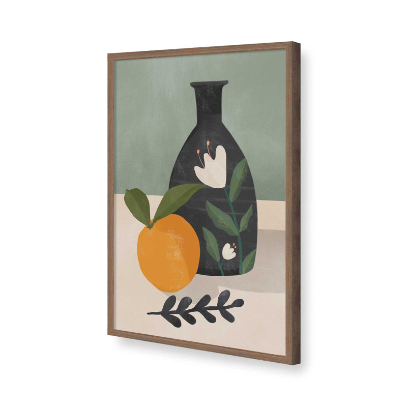 «Still Life 5» par Thingdesign, reproduction d'art sur toile, H 40 po x l 30 po, Brun