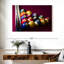 Impression sur toile de table de billard rouge-715624917