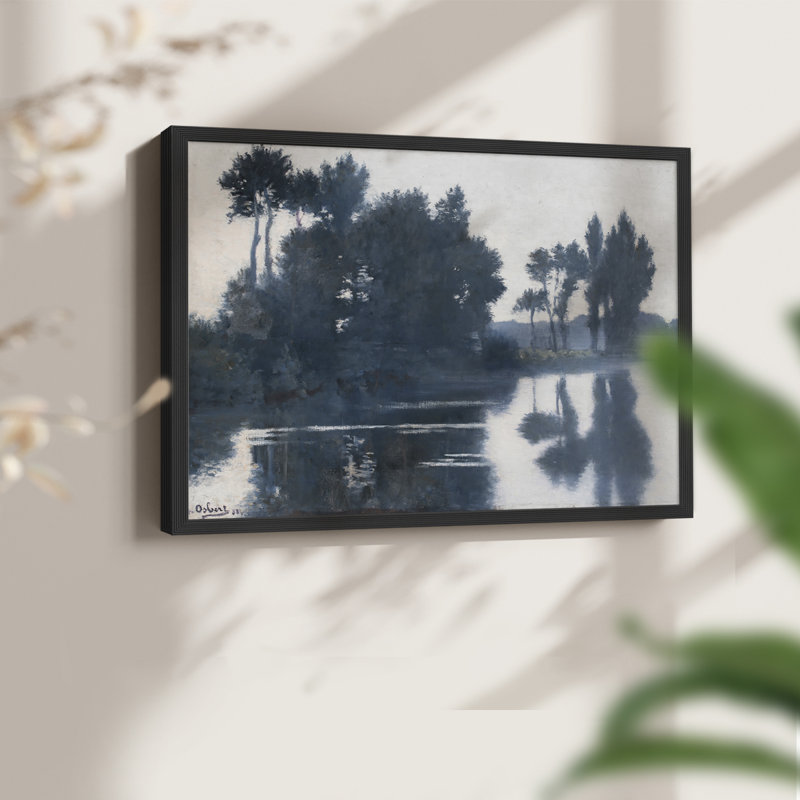 Paysages rétro-DCCLXVI-Reproduction encadrée - réversible, H 8 po x l 10 po, Noir