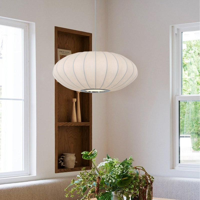 15.7 Inches Pendant Light Dimmable, 7.9" H x 15.7" W x 15.7" D