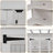 Outdoor 78-Inch Wooden Walk-In Greenhouse Cold Frame With 4 Independent Skylights And 2 Folding Middle Shelves,Anti-Fall Protection,Easy To Assembly-128504195