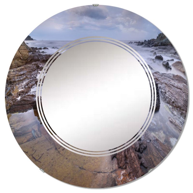 Miroir mural nautique et côtier, 24 po x 24 po