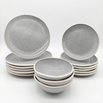 Stoneware Dinnerware - Service for 2