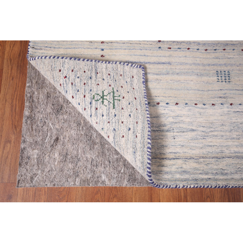 Tapis rayé tribal Gabbeh 8 x 10