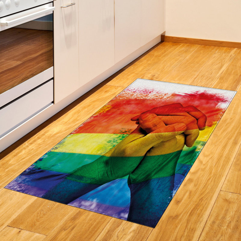 Tapis décoratif Pride, Rectangle 2 pi 7 po x 5 pi