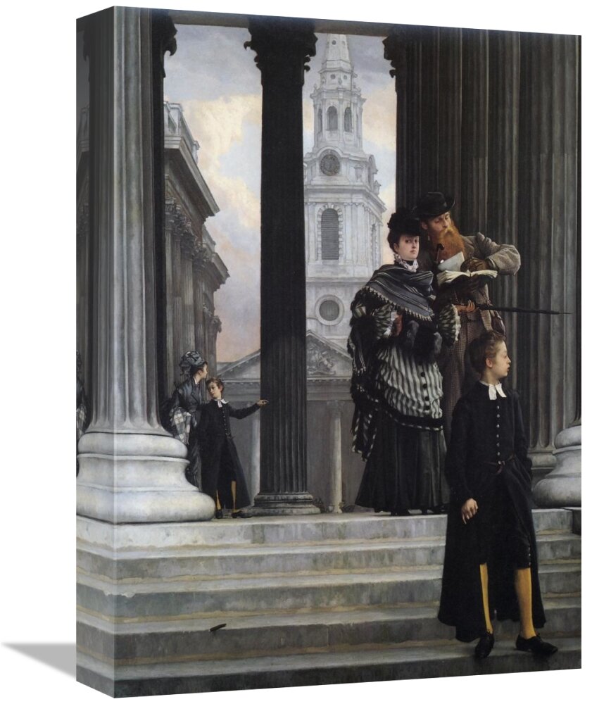 Bless international London Visitors On Canvas by James Tissot