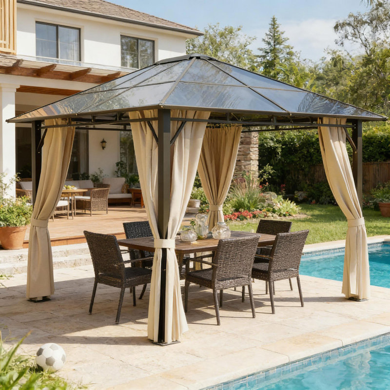 Pavillon de jardin extérieur, pavillon de jardin