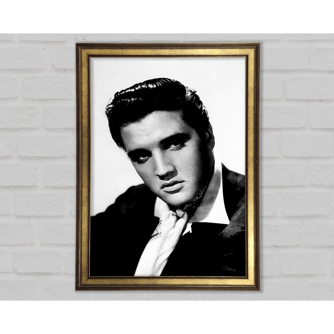 Elvis Presley Blue Suede Shoes - Einzelne Bilderrahmen Kunstdrucke