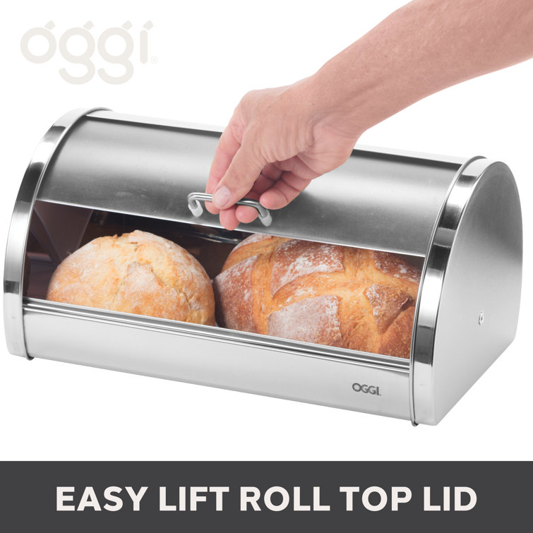 Rebrilliant Roll Top Bread Box & Reviews