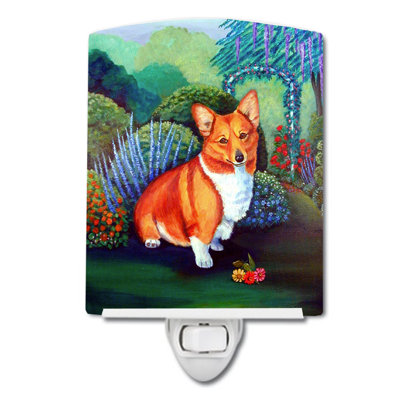 Corgi Ceramic Night Light