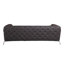Canapé 3 pièces en cuir grainé italien et 2 chaises Ehrika-76341208